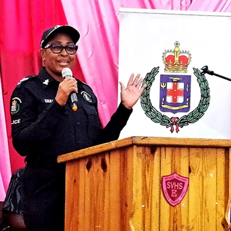 Police-school relationships can keep crime down, says Troupe