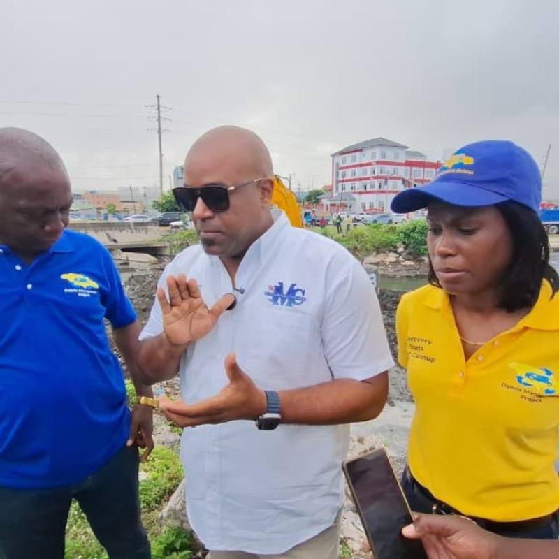 NSWMA clears mouth of MoBay’s South Gully