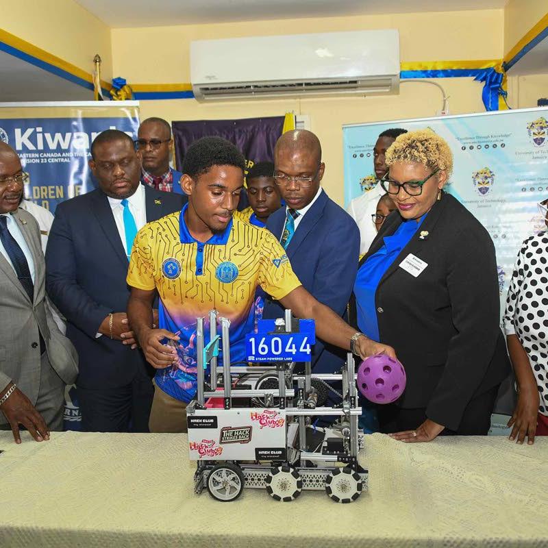 Corporate Hands |  UTech, Kiwanis launch STEM Education Project at Ardenne High