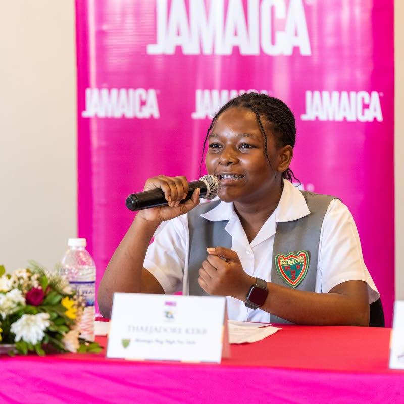 14yo MoBay High student is Junior Tourism Minister News Jamaica