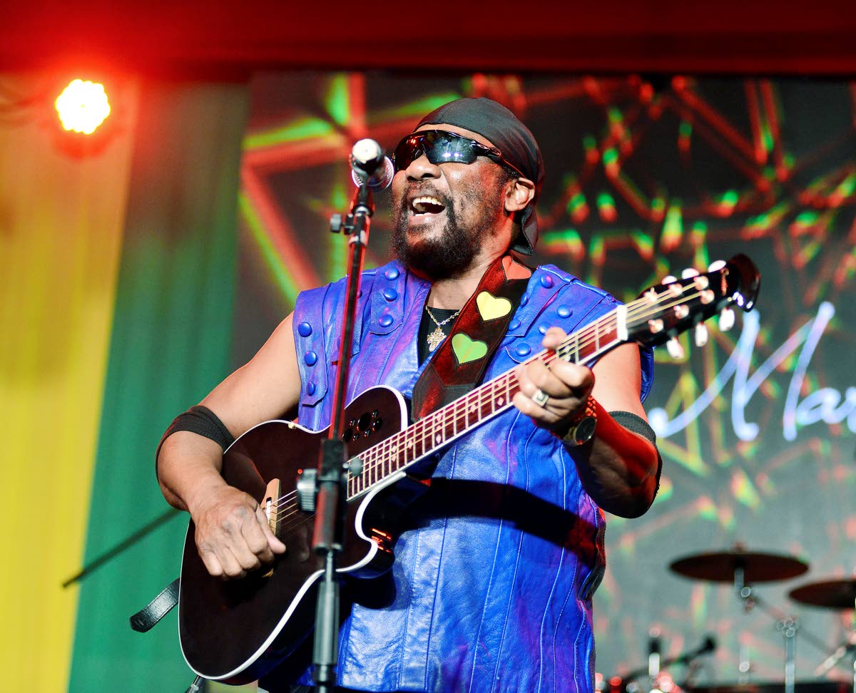 Toots Hibbert  performs during the Bob Marley birthday celebrations at the Bob Marley Museum on February 6, 2020. Toots passed away on September 11, 2020.