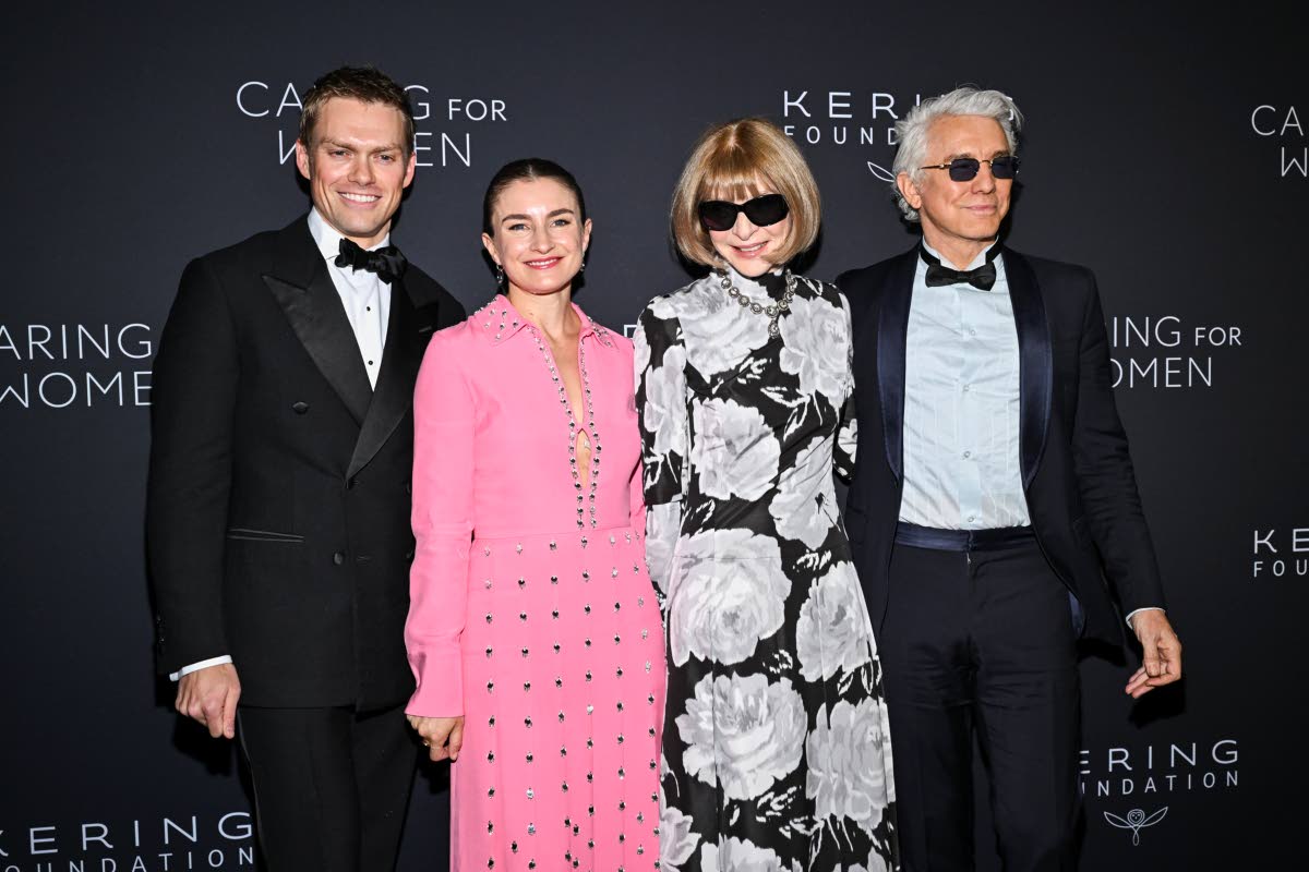 From left: Mark Guiducci, global editorial director of ‘Vanity Fair’; Chloe Malle, new head of editorial content, ‘Vogue US’; Anna Wintour, global editorial director of ‘Vogue’ and the chief content officer of Condé Nast and Australian Film Di