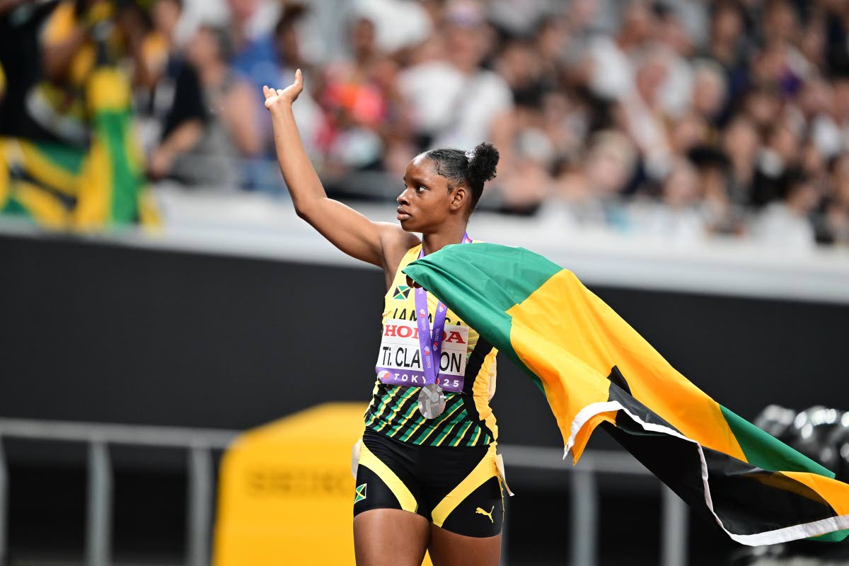 Tina Clayton celebrates silver and a personal best in the women’s 100m finals.