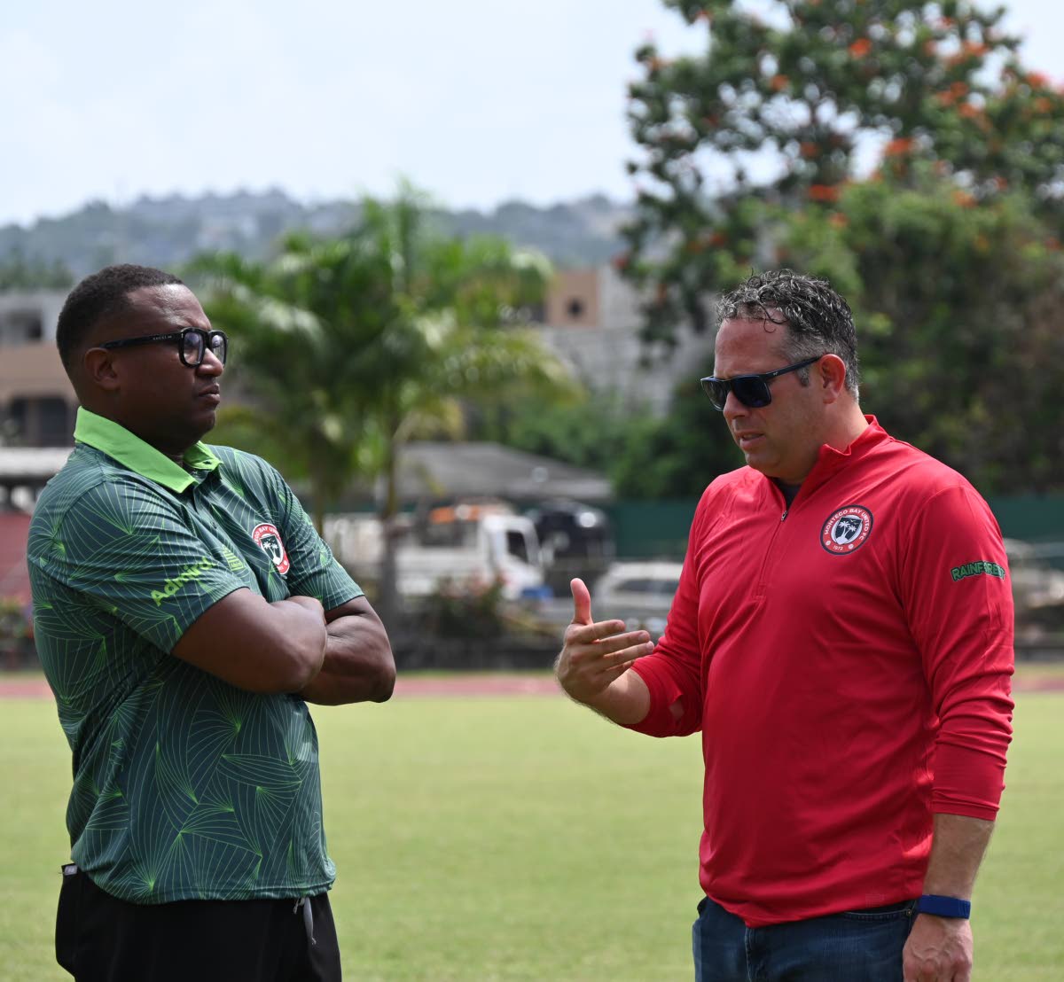 
From left: Montego Bay United FC’s (MBU), Dr Germain Spencer, president and chairman, Yoni Epstein.