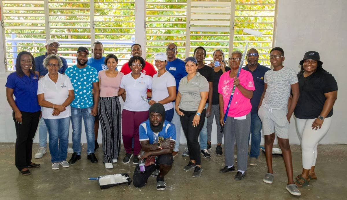 Rotarians, members of staff of Toyota Jamaica, members of the MSME Alliance of Jamaica and friends joined forces to transform the Early Childhood section of the Salvation Army School for the Blind in Kingston. 