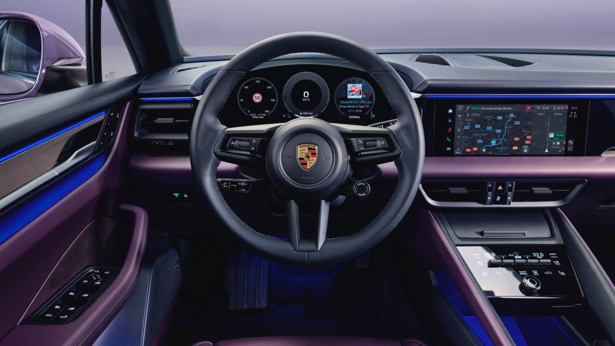 Porsche Macan interior. 