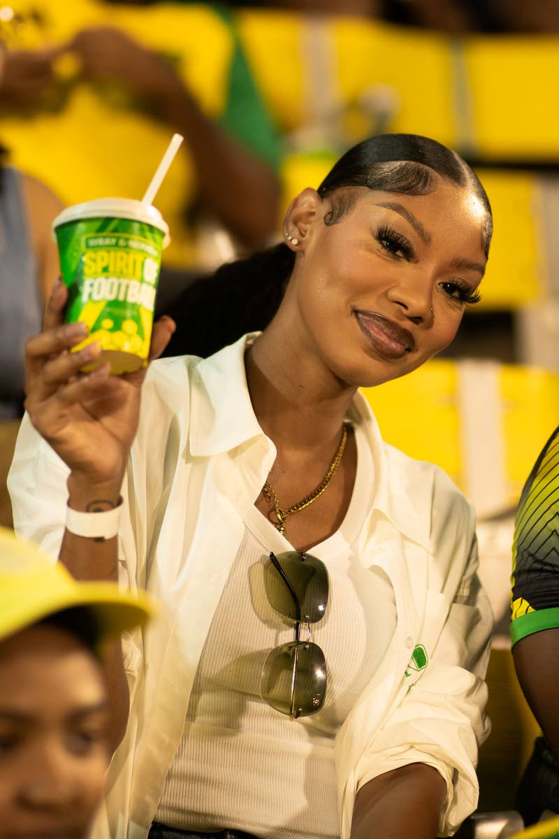 Make-up Artist Danelle Dillon raises a toast to the Reggae Boyz.