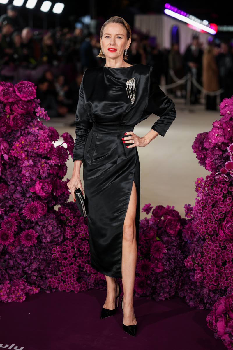 Above: Naomi Watts, who stars as Liberty Ronson in ‘All’s Fair’, shows us that 57 never looked this good.