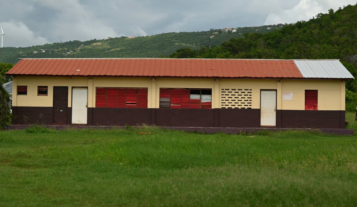 Flagaman Community Centre in St Elizabeth, which is expected to be used as a shelter for residents in preparation for Tropical Storm Melissa which is expected to hit Jamaica over the weekend. 
