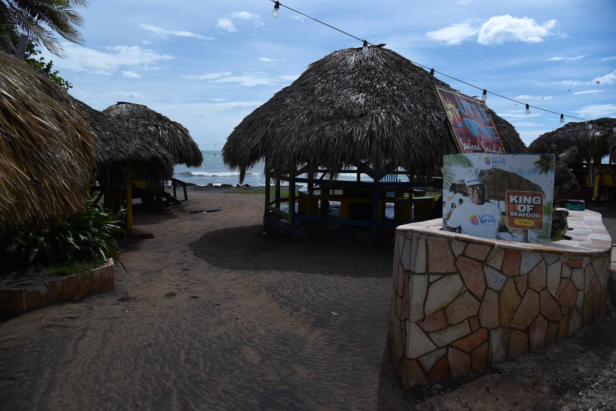 Tanika Henry, assistant manager at Little Ochie Seafood Restaurant and Bar in the community, is worried about the potential impact a hurricane of Melissa’s magnitude could have on the restaurant. 