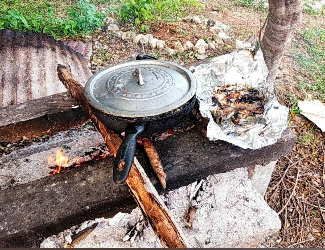 Cooking ... Jamaican country style