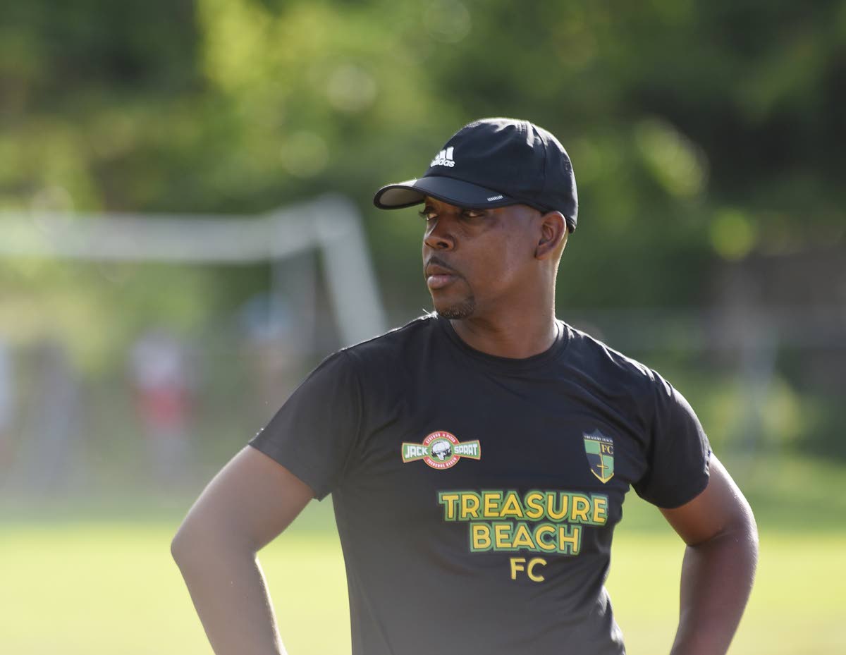 Kemar Ricketts, head coach of Treasure Beach FC.