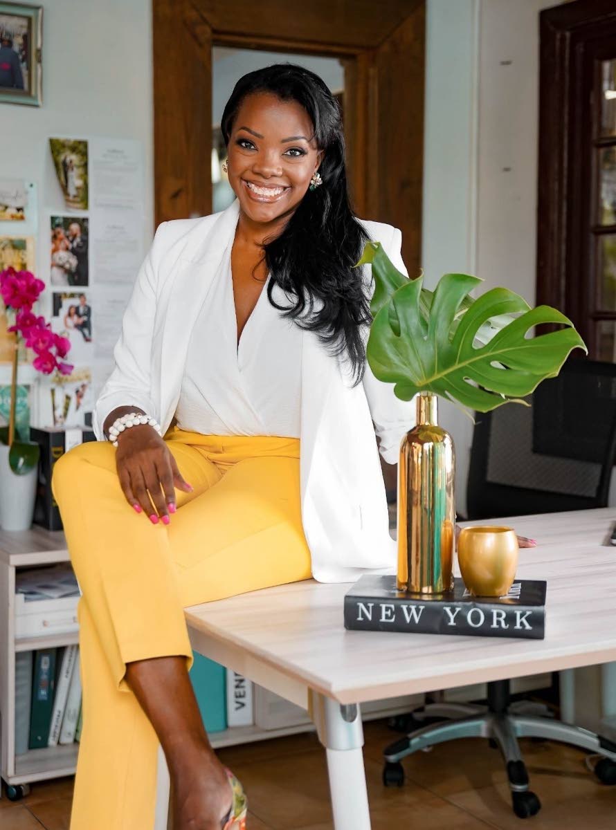 Lead planner and designer of Petals and Promises Jamaica, Kara-Ann Anderson.