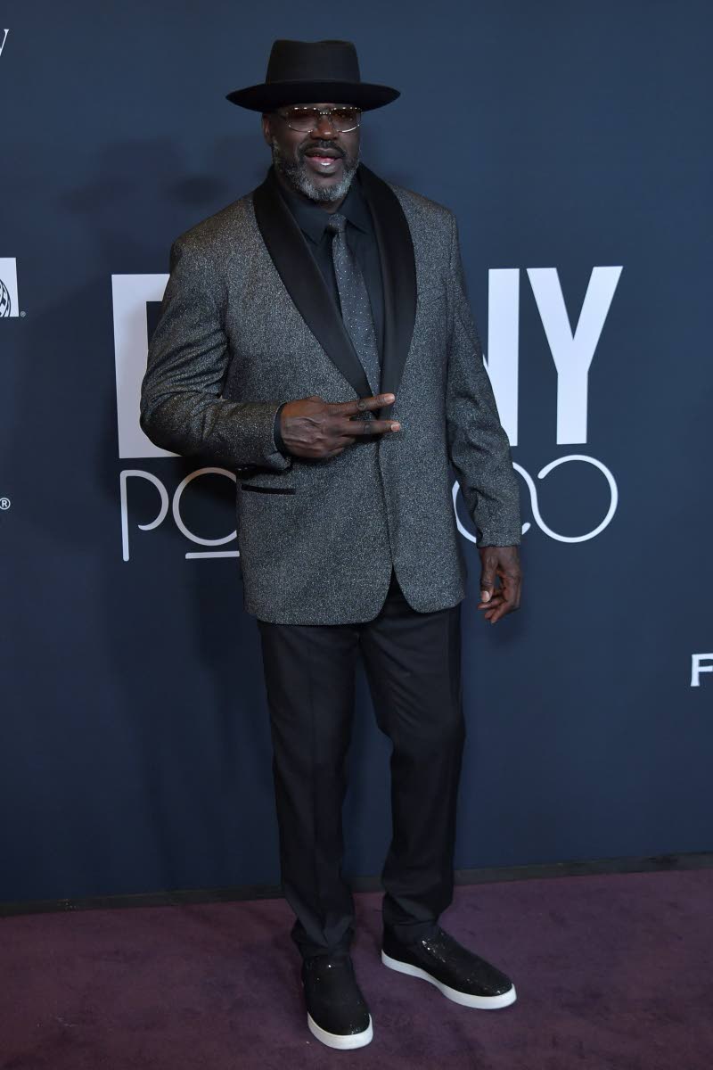 Shaquille O’Neal walked the carpet at EBONY’s 2025 Power 100 Gala in a textured two-tone blazer. The National Basketball Association legend received the Junior Bridgeman Entrepreneur of the Year award.