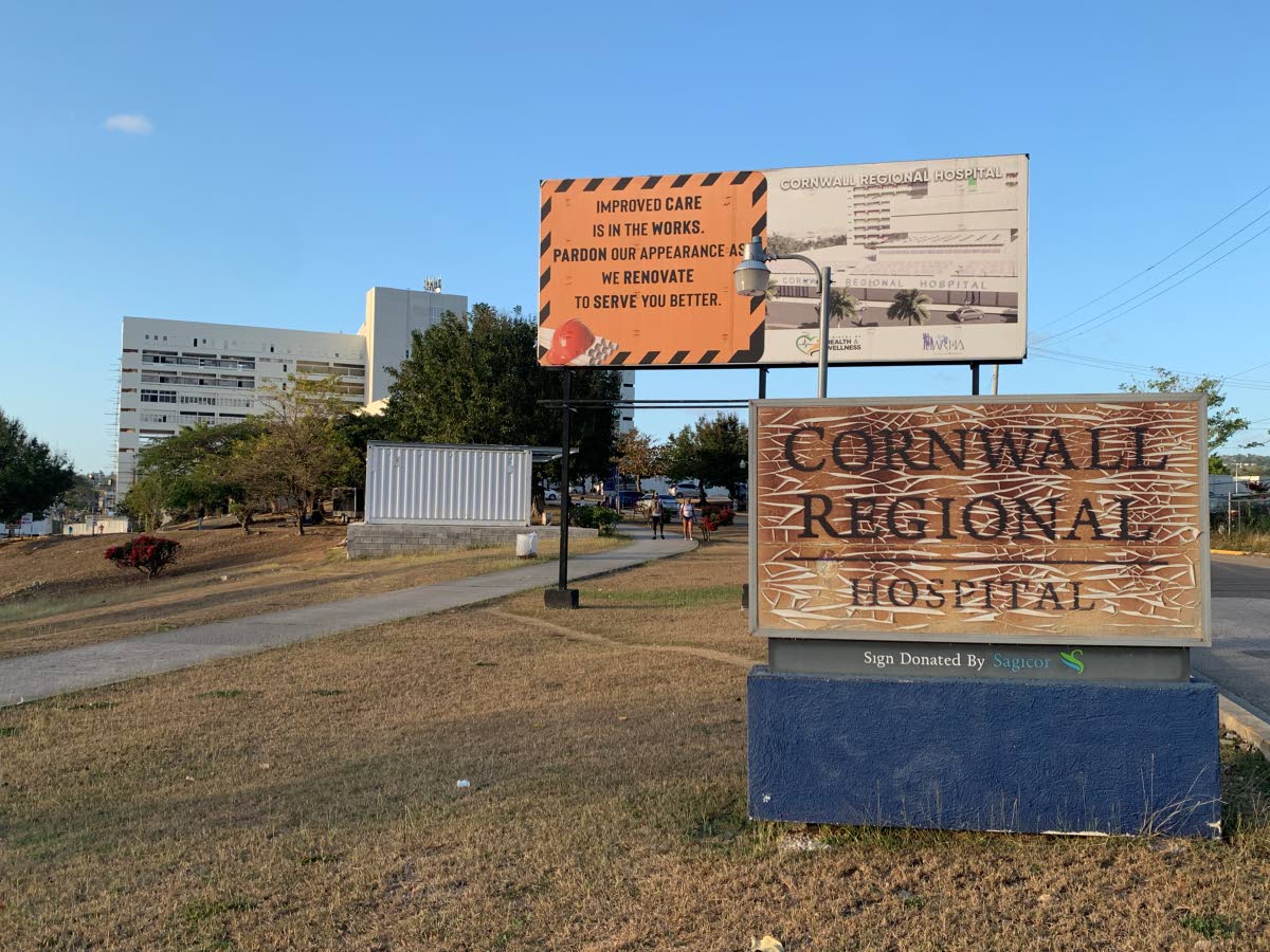 The Cornwall Regional Hospital in Montego Bay, St James.