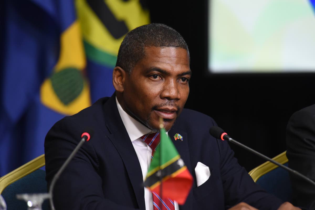 Terrance Drew, chairman of the Caribbean Community and prime minister of St Kitts and Nevis. 