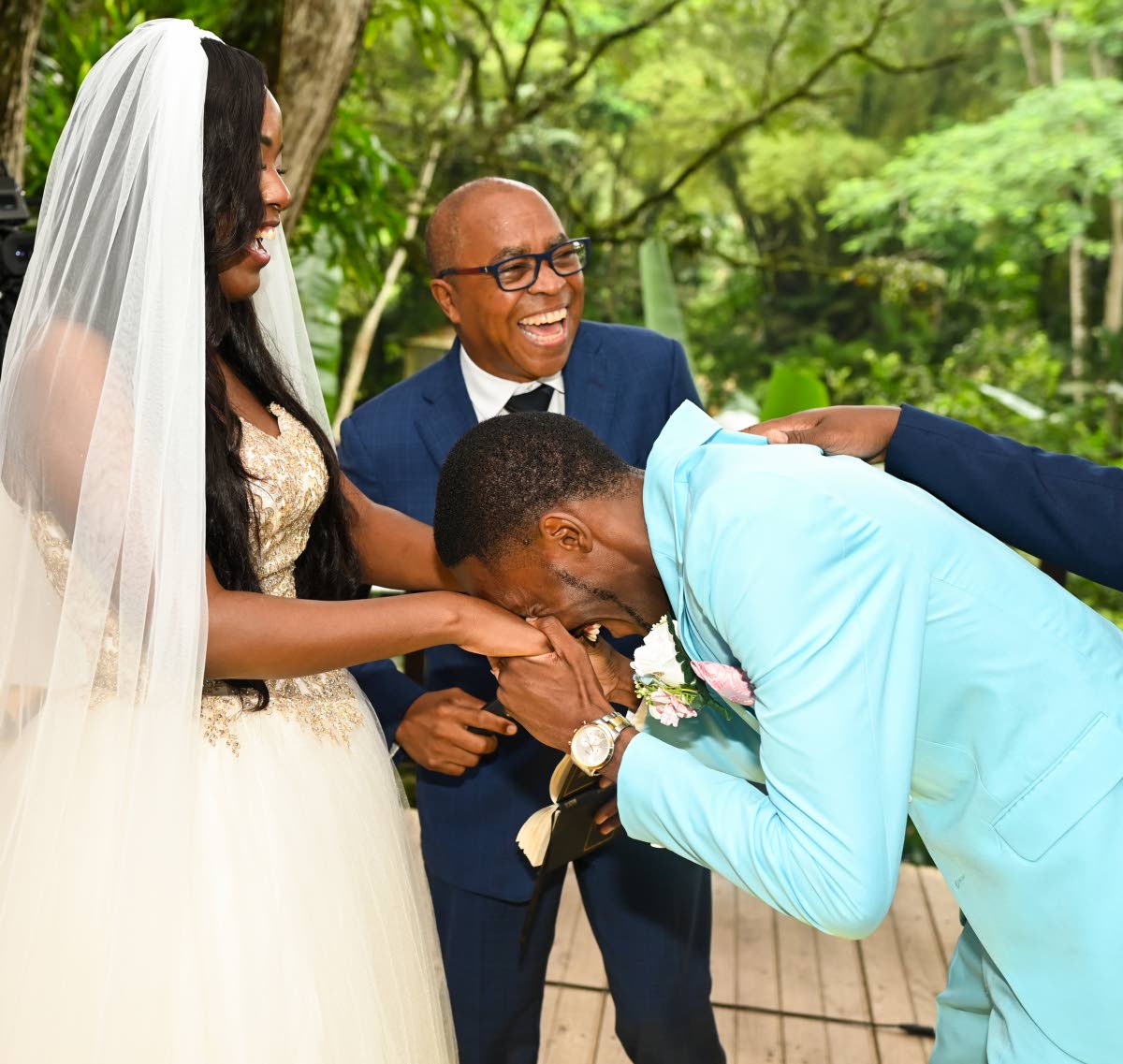 A lifetime of laughter and joy continues for the newly-weds as they begin this new chapter.