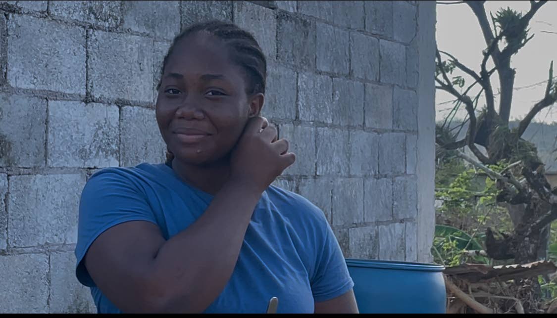 Haley Noad stands ready to help rebuild her community, albeit the lingering memories of the most horrifying experience of her young life.