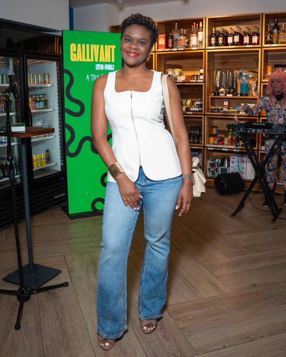 Natalie Fagan, head of talent acquisition and employee experience at the GraceKennedy Group, pairs a Zara vest and classic Old Navy denim with her Polène bag.