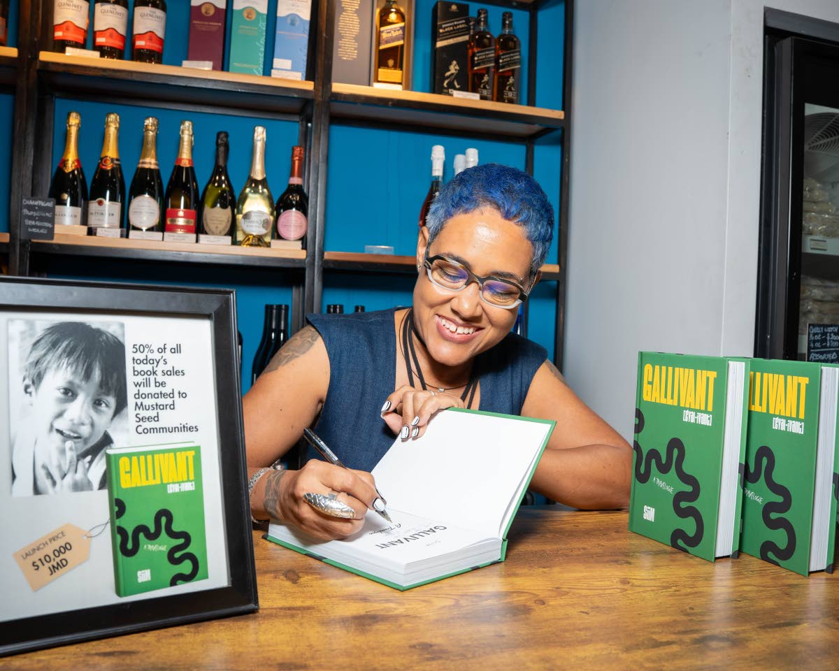  Michelle Simone ‘SiiM’ Clarke, architect, designer, and now author, at the launch of ‘Gallivant’, her debut memoir drawn from a year of travel and self-discovery.