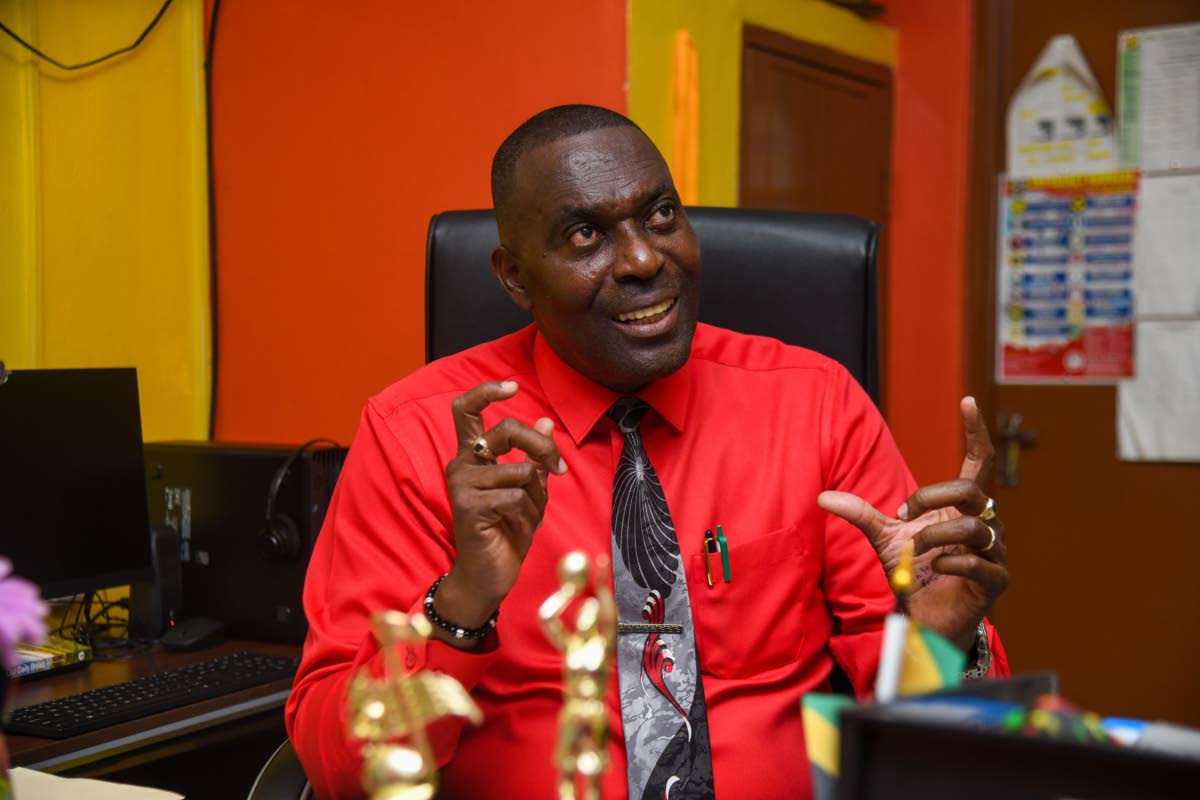 Photos by Matthew McKoy/Photographer
Lynton Weir, principal of Old Harbour High School.