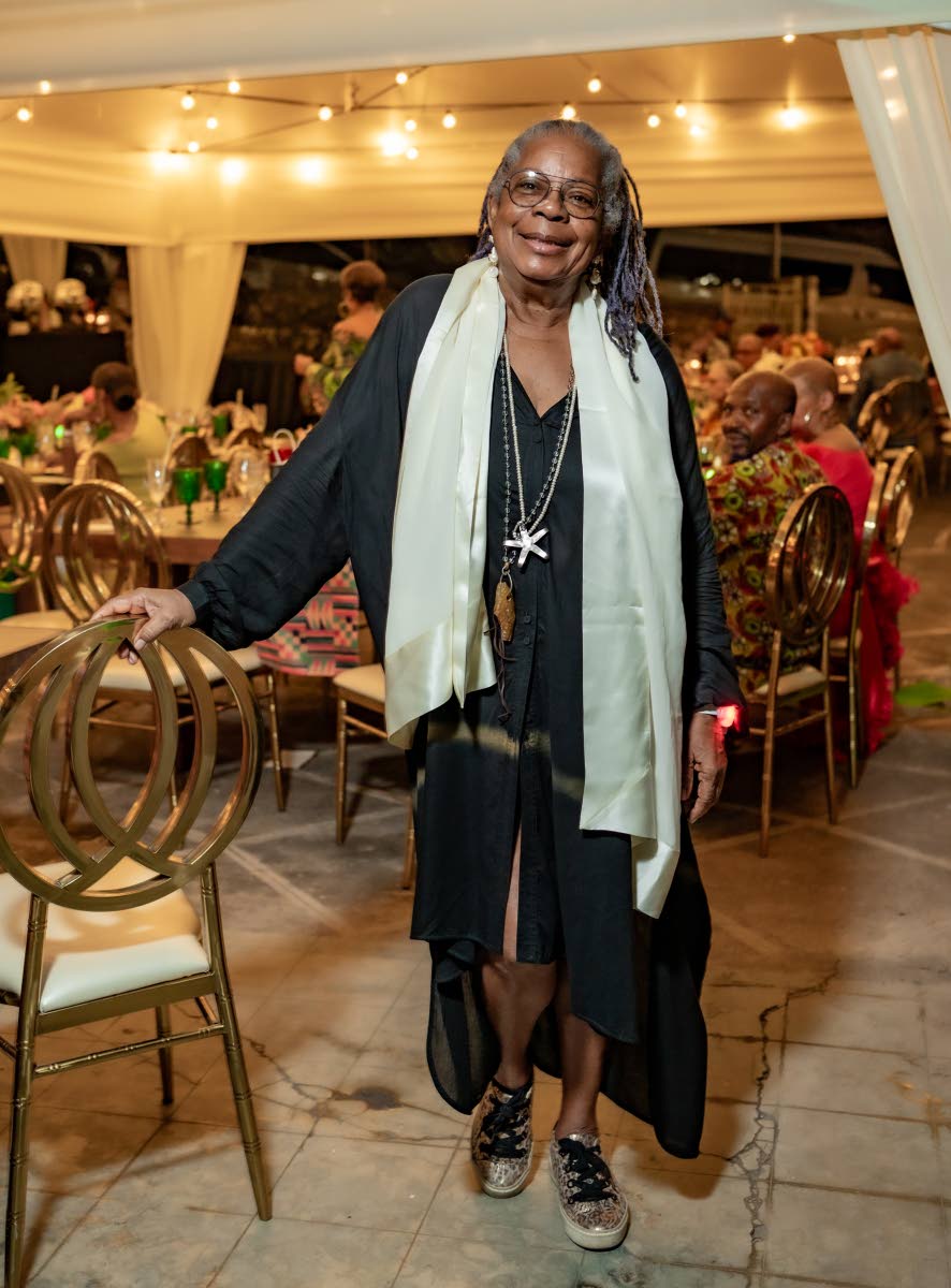 Jamaican creative extraordinare Maxine Walters poses for the lens.