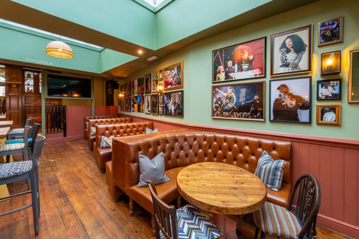 Inside House of MOBO in Norwood, London.