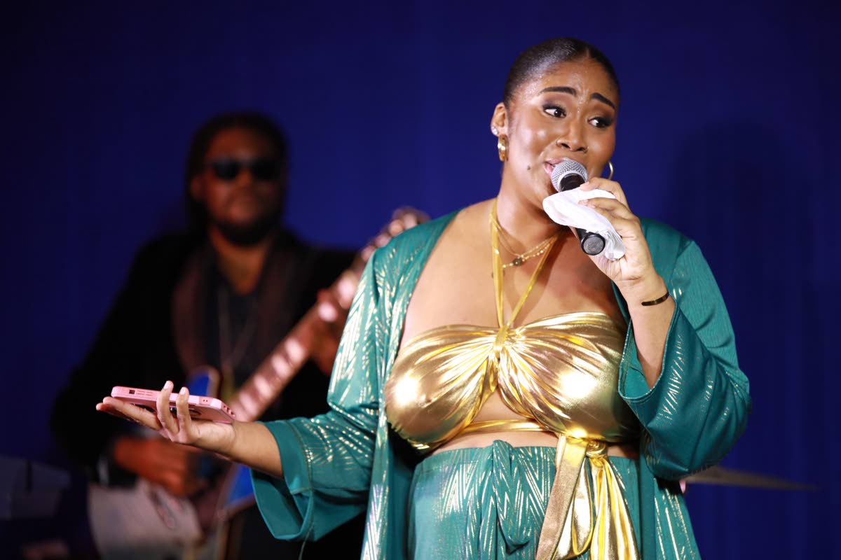 Apryl Jaye Raymond thanks attendees and the planning team for making the first staging of Jazz Must Be in 2024 a success. 