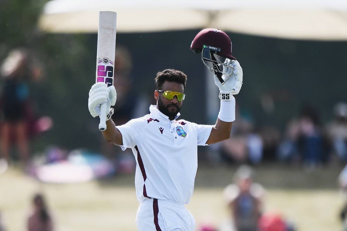 Shai Hope is still the highest ranked West Indies batsman on the ICC rankings despite falling 11 places to 60th. 