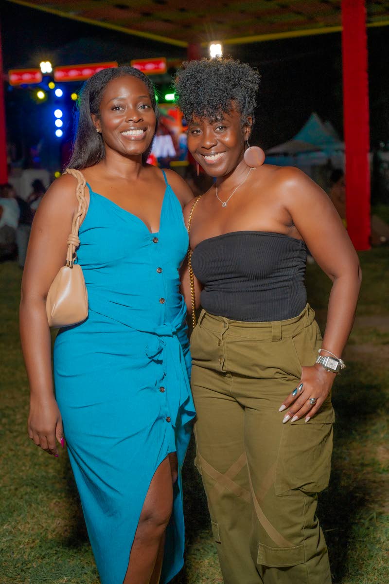 Creator Toni-Ann McKenzie (right), popularly known as Travel with Toniann, attends with her sister, Michelle McKenzie, as her plus one.