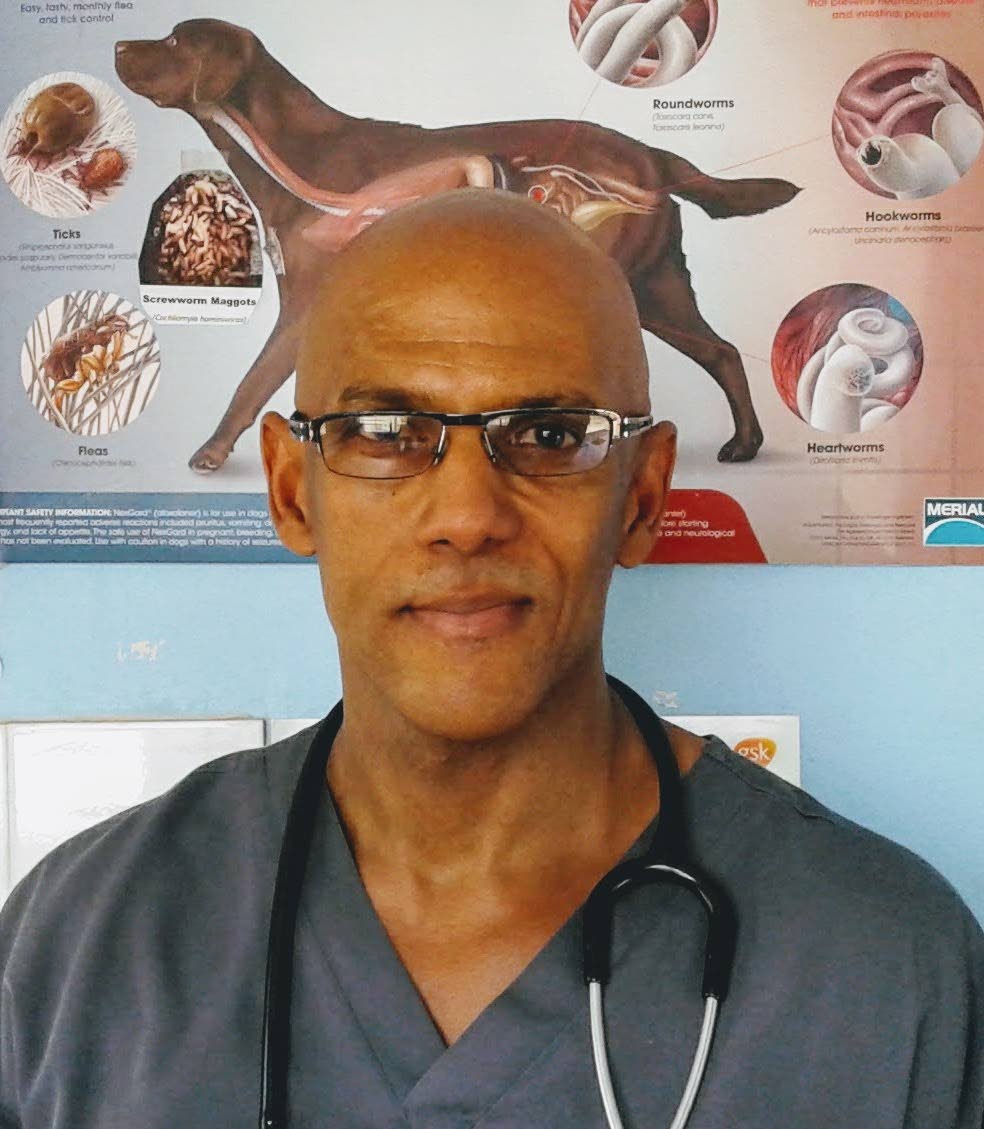Veterinarian Dr Paul Cadogan.