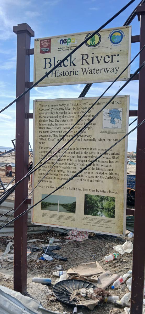 Black River, one of Jamaica's historic parish capitals, was destroyed by Hurricane Melissa on Tuesday, October 38.