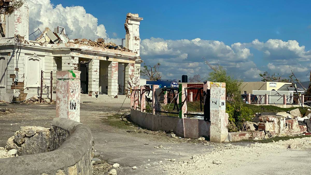 The St Elizabeth Parish Court was damaged during the passage of Hurricane Melissa on October 28, 2025.