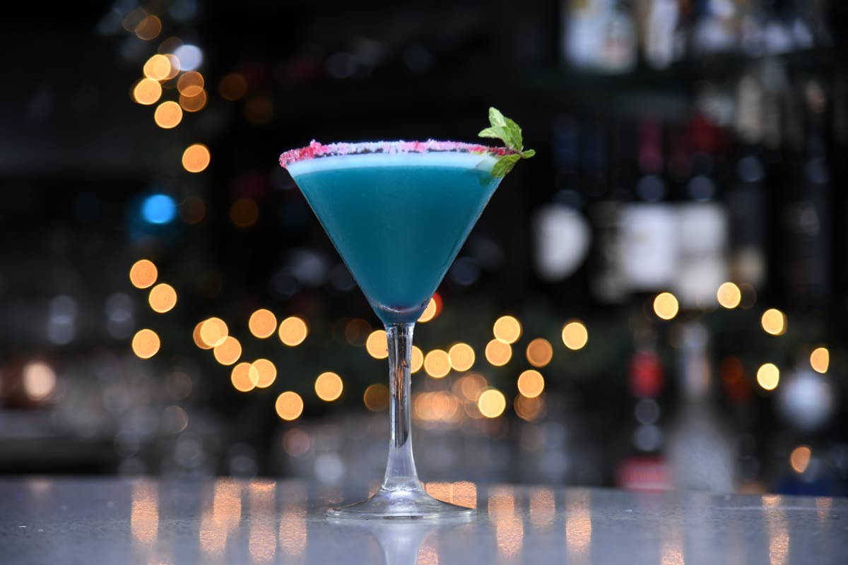 Don't be a Grinch; get into the Christmas spirit by trying the blue wonderland at TRIO.