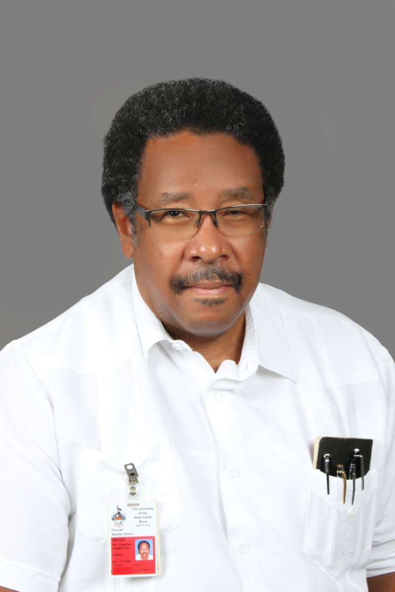 Newton D. Duncan, Professor Emeritus of Surgery, University of the West Indies.