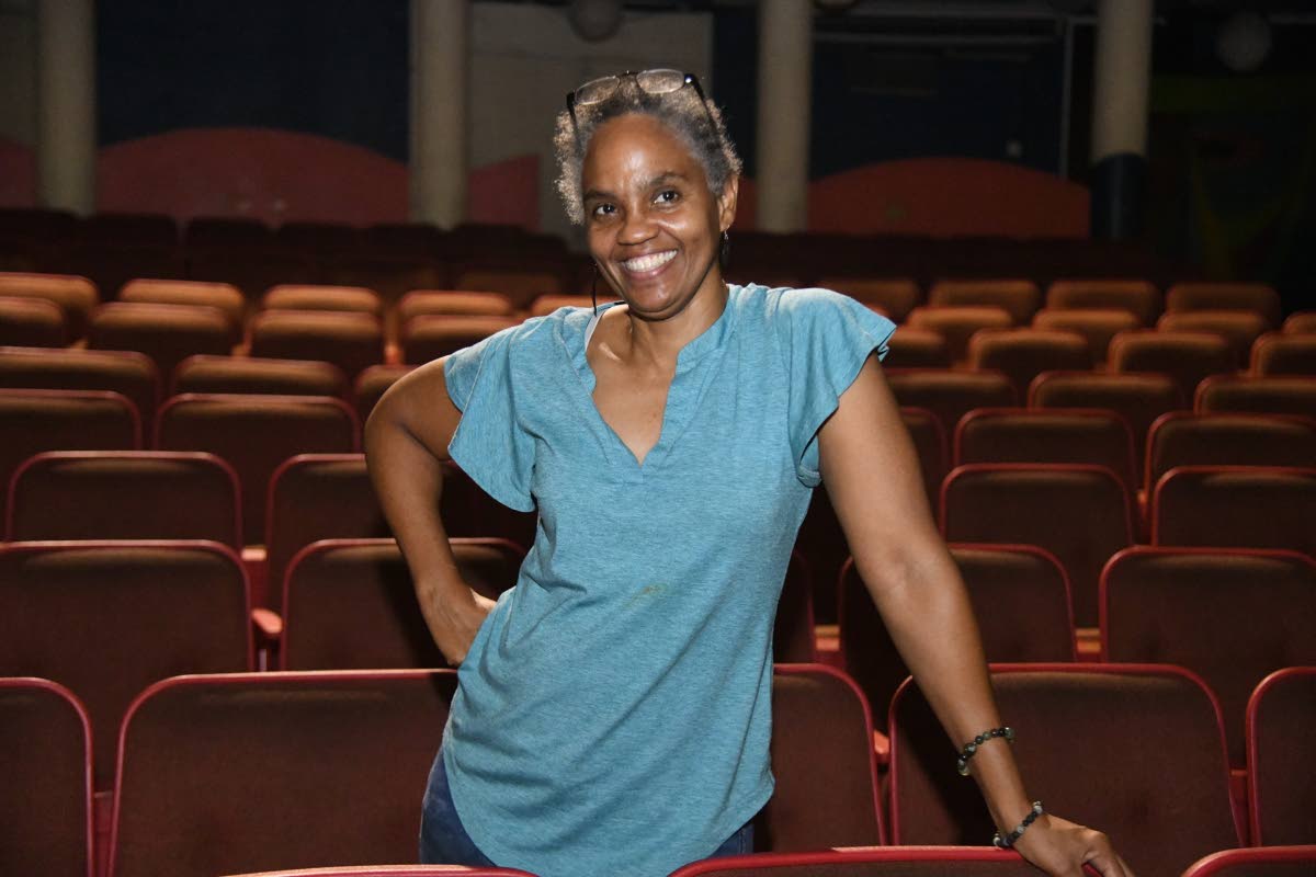 Anya Gloudon-Nelson pauses for a photo during rehearsals for ‘Big Yaad Vibes’ on Thursday at the Little Theatre in St Andrew.
