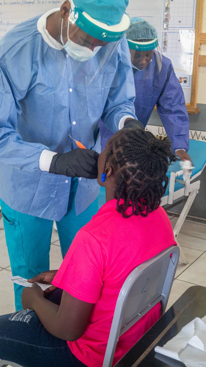 Dental care services were among the free services provided at the Hurricane Relief Health Clinic on December 7 in Thornton, St Elizabeth, alongside optical, medical, tetanus vaccination, psychosocial, and pharmaceutical services. 