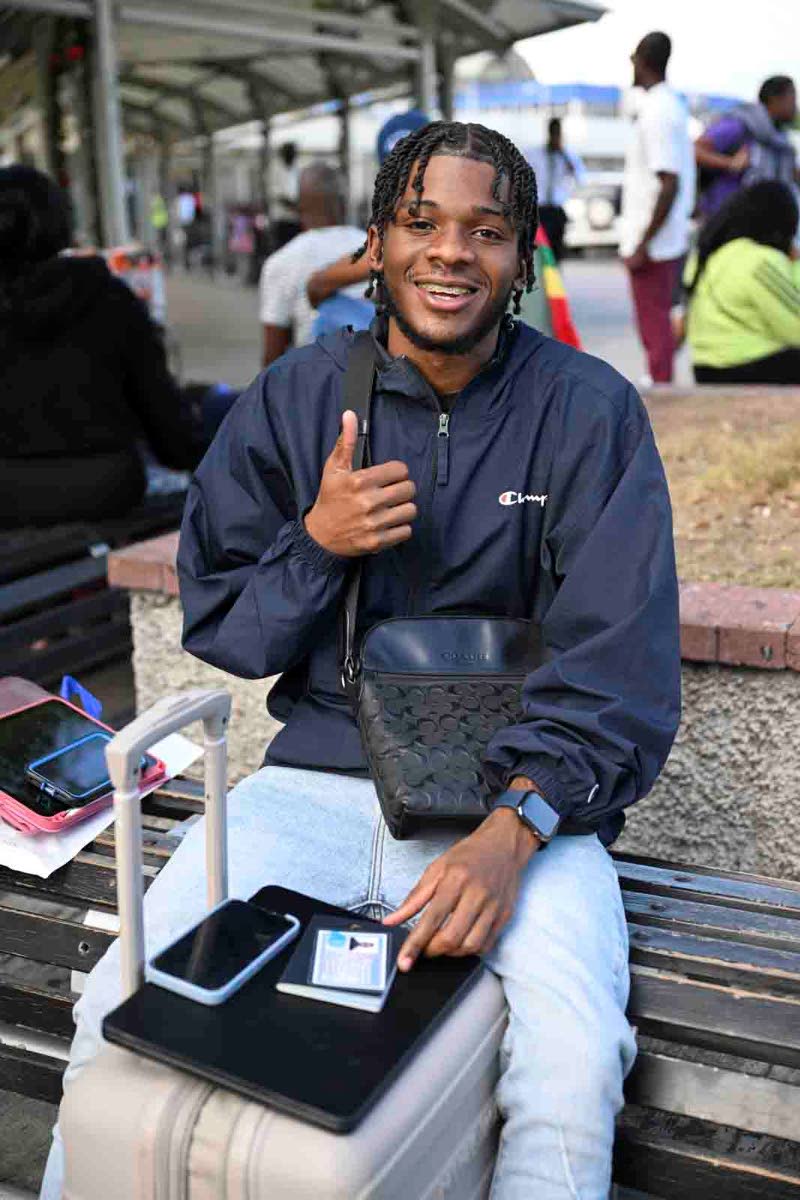 Medical student Jaden Wright was happy to be back from Cuba to spend Christmas with family.