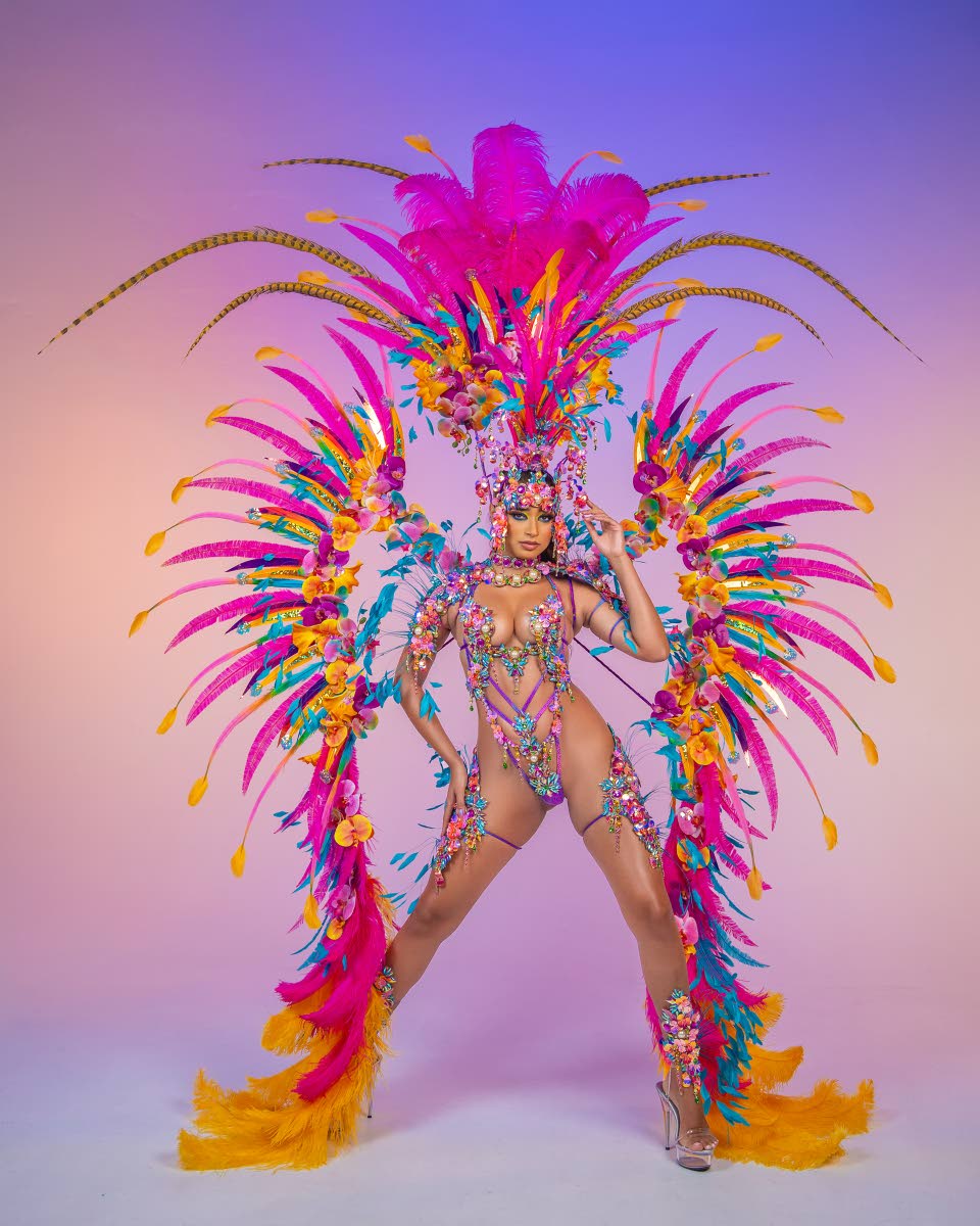 Explosive colour meets unapologetic femininity in Flower Bomb, designed by David Dewer.