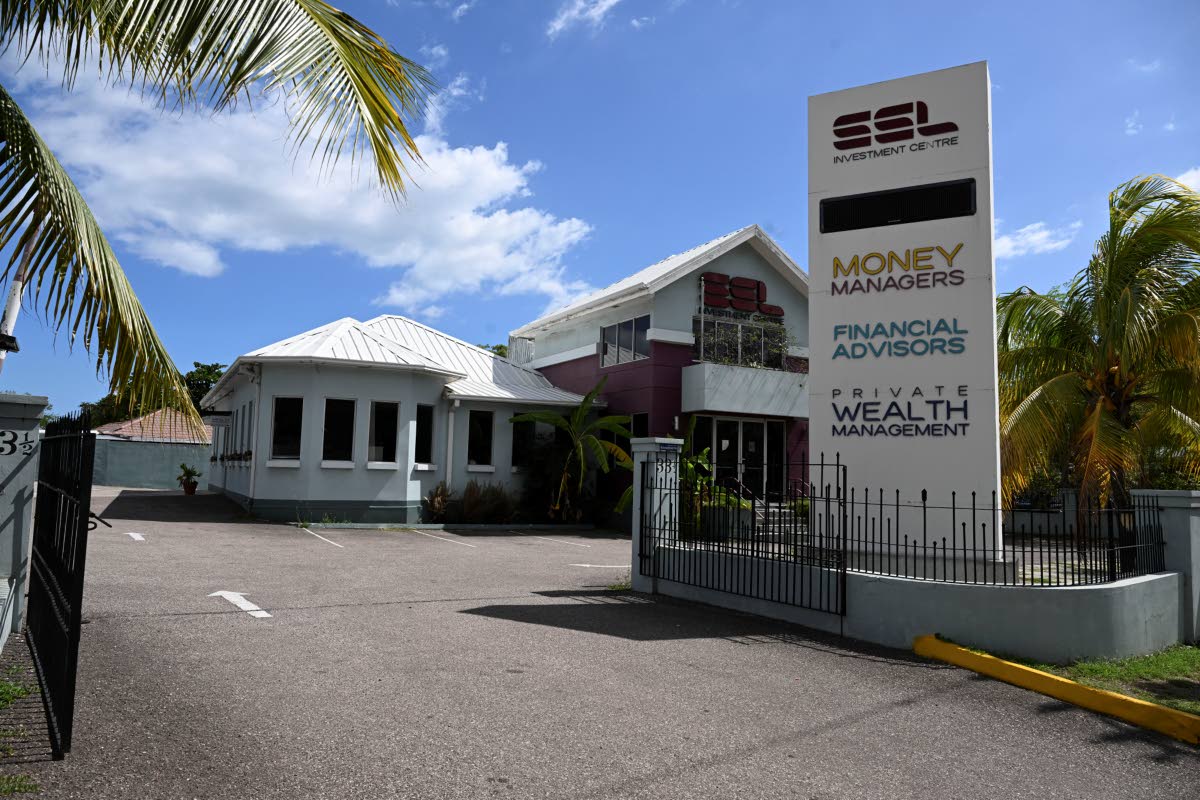 The offices of Stocks and Securities Ltd on Hope Road in St Andrew in 2023.