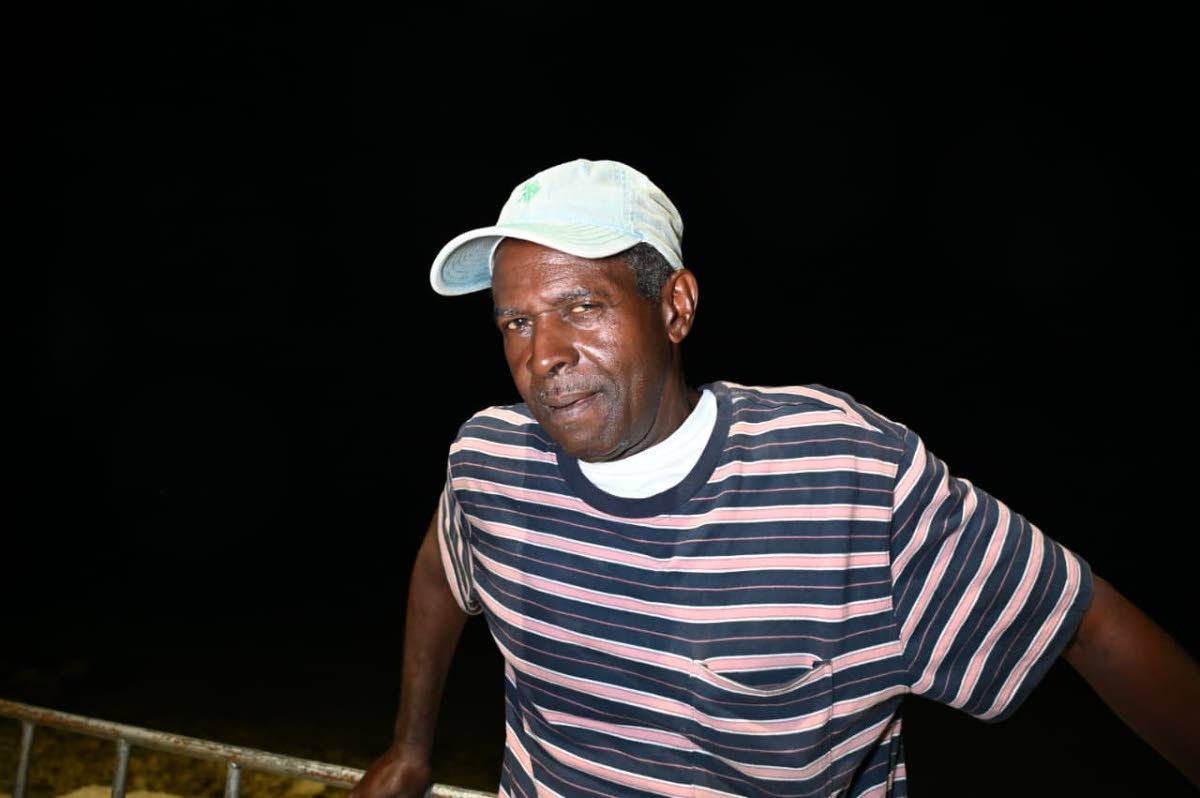 Phillip Clarke in Black River, St Elizabeth for the fireworks show on December 31, 2025. 