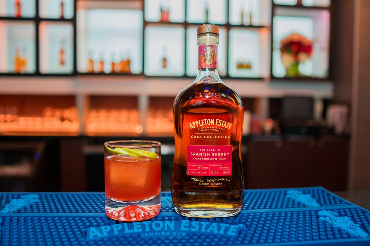 Old fashioned, where Appleton Estate Spanish Sherry cask rum adds a darker note.