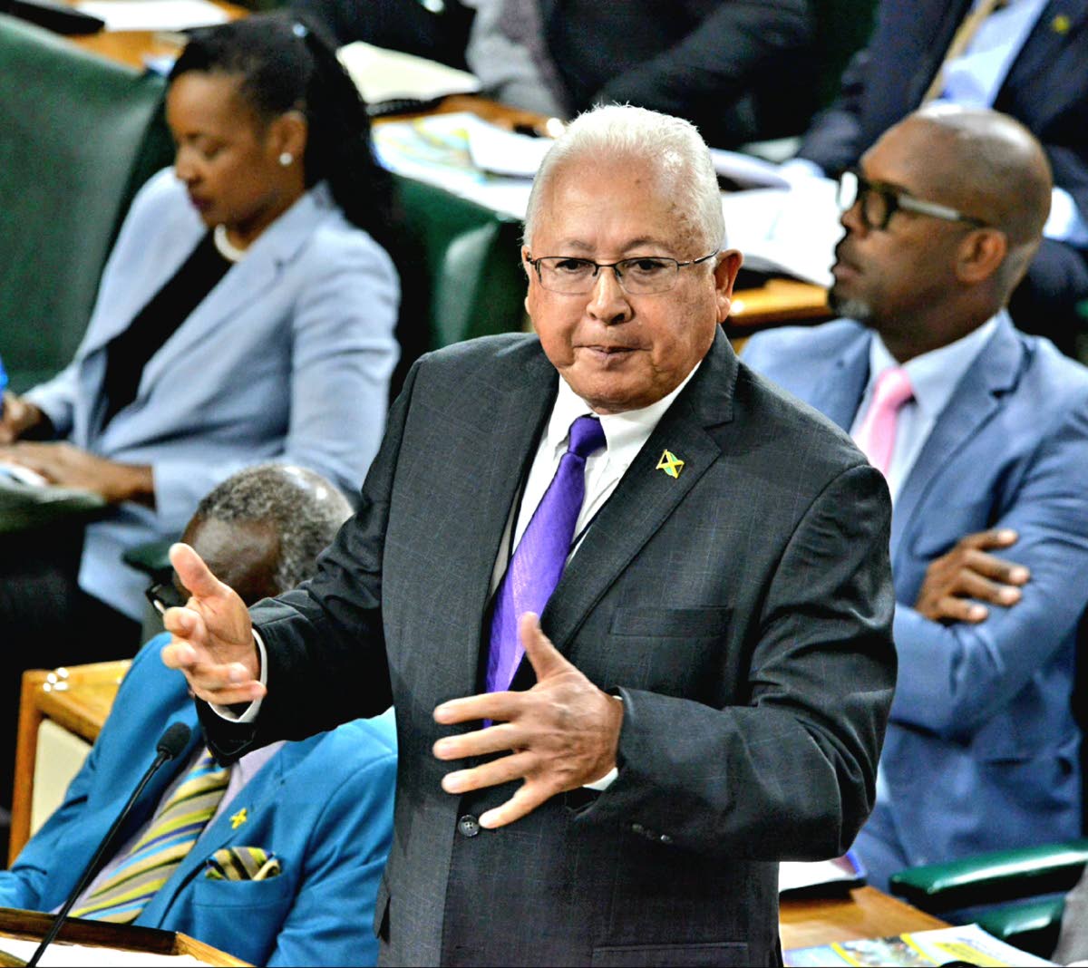Justice Minister Delroy Chuck.