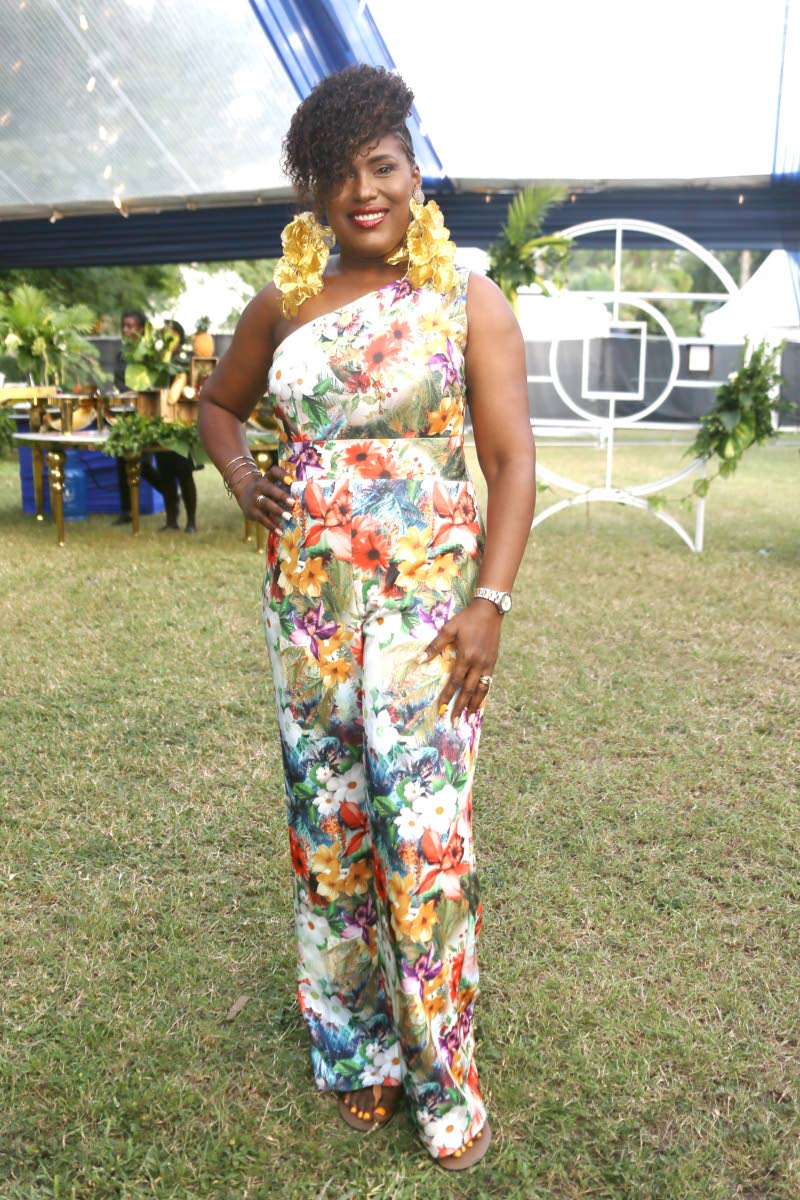 Left: Jumping into the New Year in full bloom is Kaysia Johnson Vaughan, head of marketing and communications at NCB.