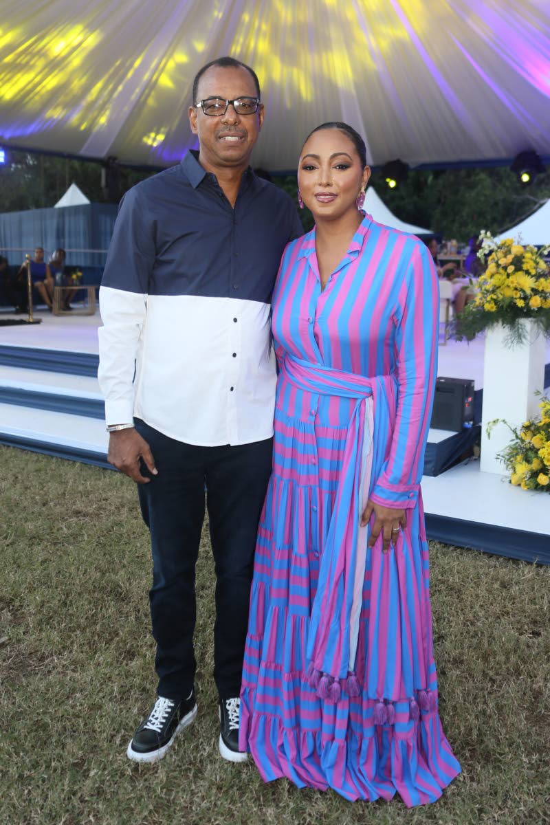 Norman Horne, chief executive officer of ARC Manufacturing, enjoys the festivities with his beautiful wife, Ashley-Ann Foster Horne.