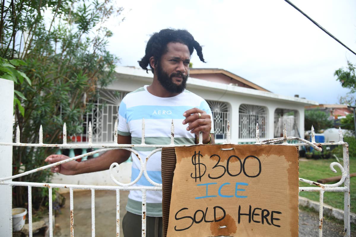 
Kirk Williams of Whitehouse, Westmoreland, is struggling with the emotional toll of the storm.