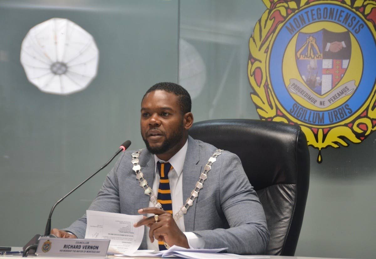 Richard Vernon, mayor of Montego Bay, 