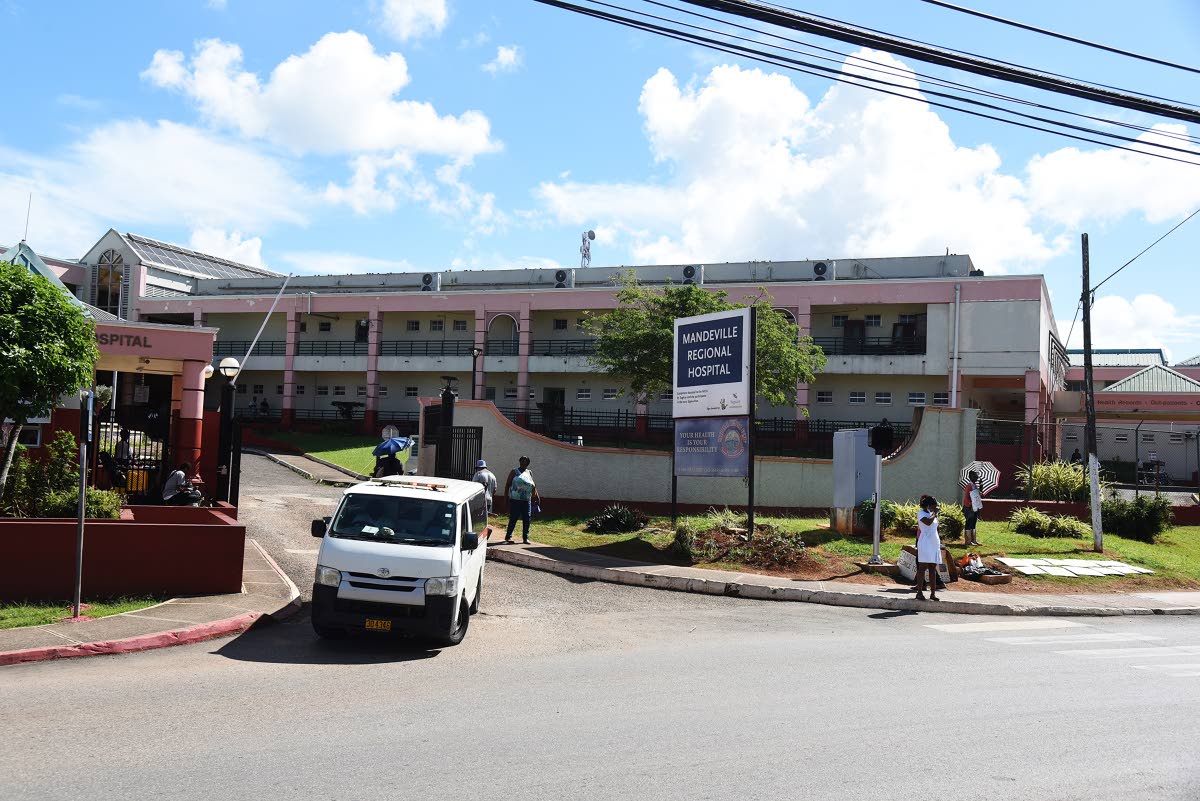 The Mandeville Regional Hospital in Manchester.