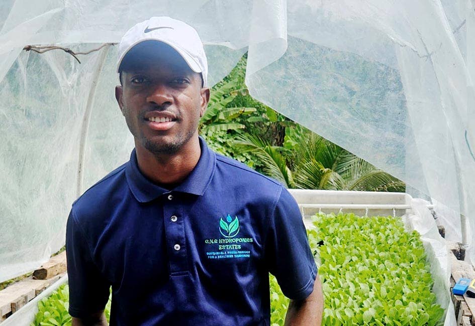 Founder of C.N.C Hydroponics Estates, Chad Campbell.