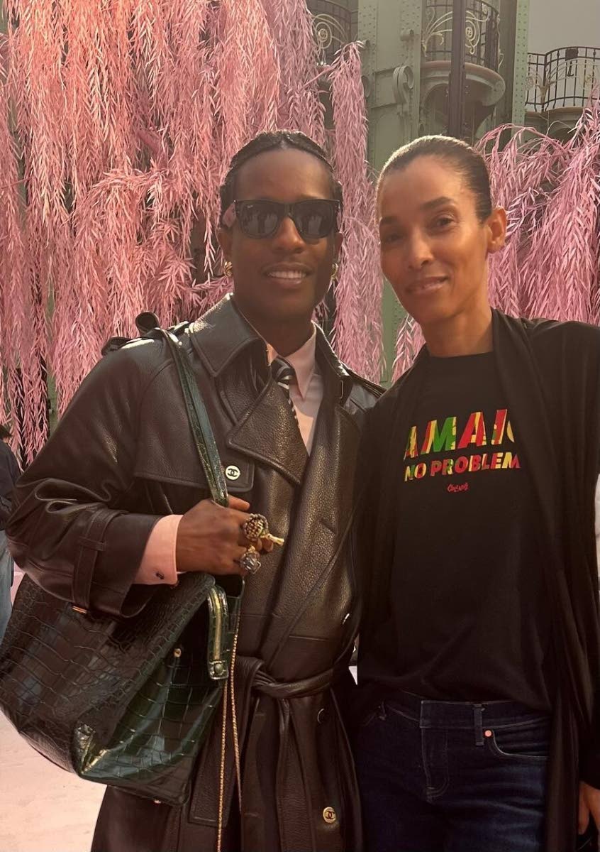 Rapper ASAP Rocky, fashion muse and Chanel’s brand ambassador, met Gordon backstage post show.